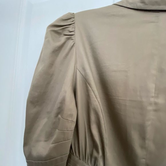 M by Madonna x H&M Brown Button Up Lightweight Summer Casual Midi Dress-Sz-6 - Picture 7 of 16